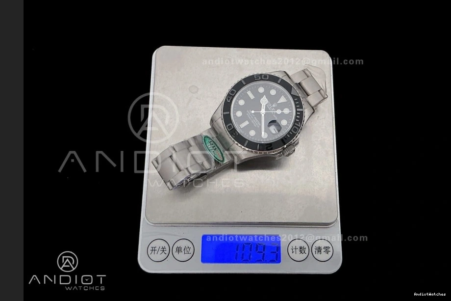 Yacht-Master Bracelet Titanium SH Edition 1:1 EyeCatching On Titanium Black Dial Best 226627 Clean 1206 1006